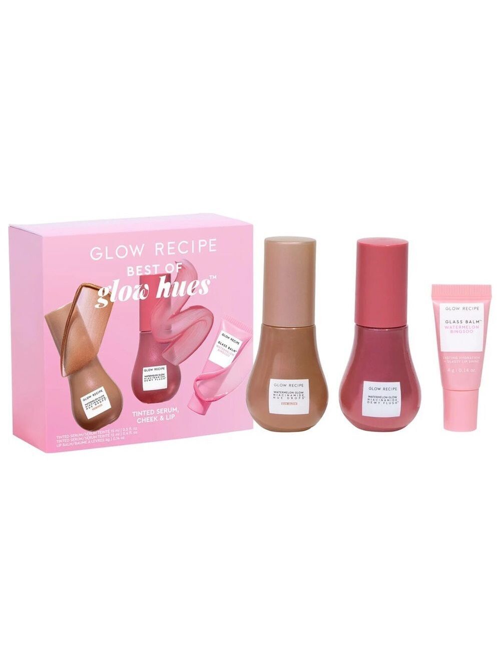 Glow Recipe Best of Glow Hues – Tinted Serum, Cheek & Lip Gift Set